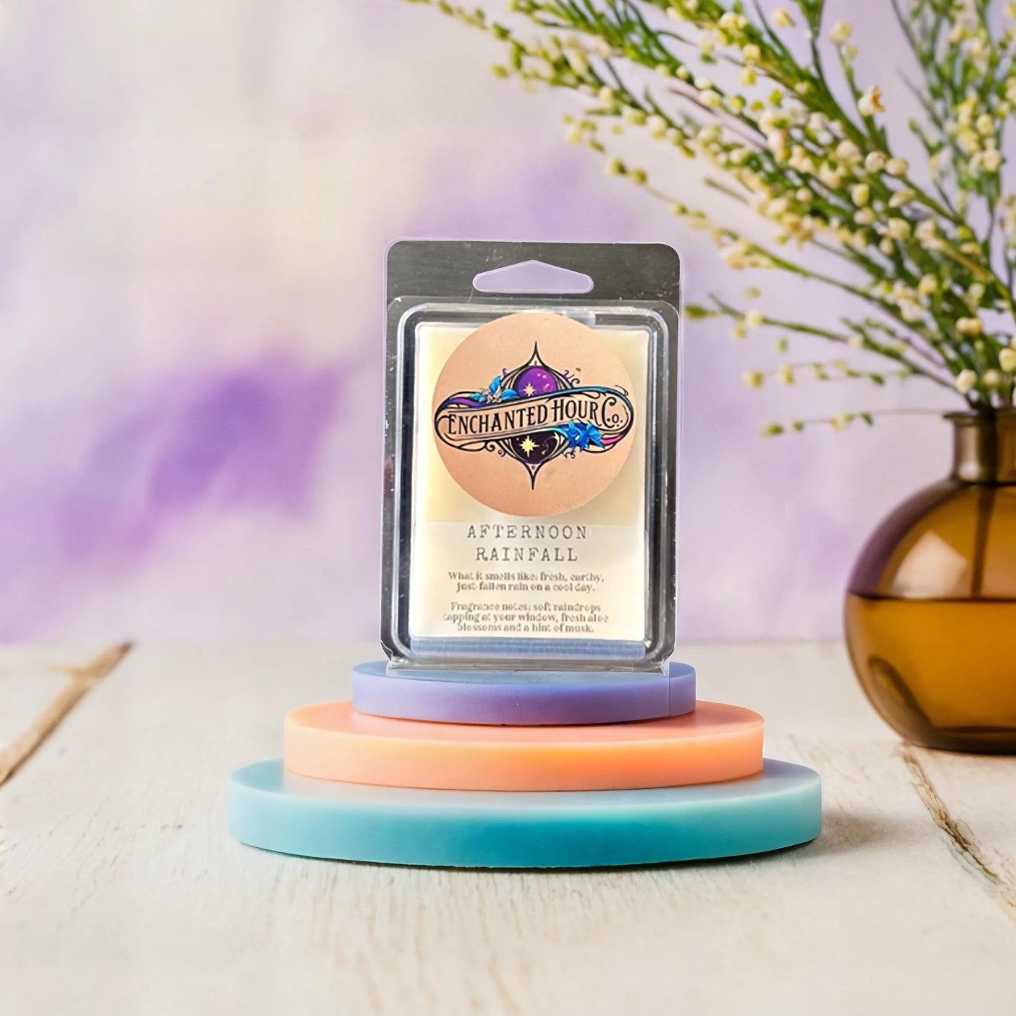 Afternoon Rainfall Wax Melts | Bath and Body Works Wax Melts | Fresh Rain & Clean Musk Scent | Enchanted Hour Co.