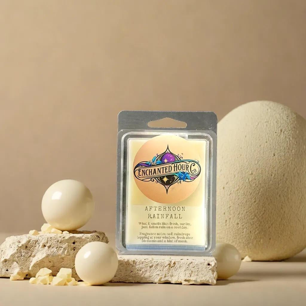 Afternoon Rainfall Wax Melts | Bath and Body Works Wax Melts | Fresh Rain & Clean Musk Scent | Enchanted Hour Co.