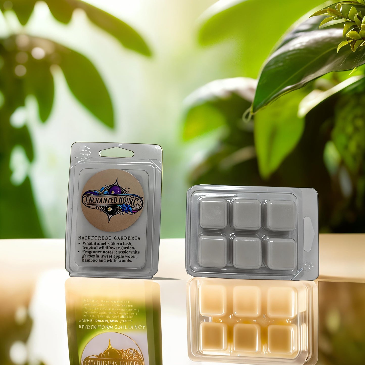 Rainforest Gardenia Wax Melts | Bath & Body Works | Fresh Rain and Soft Floral Scent | Enchanted Hour Co.