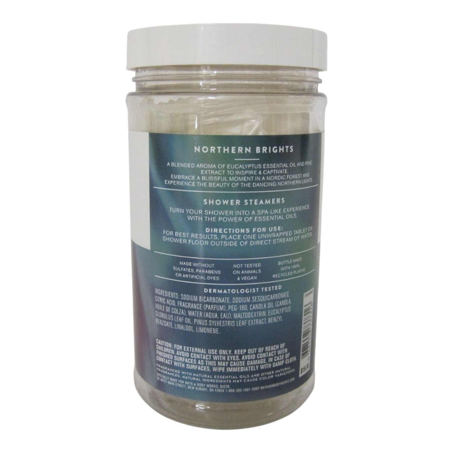 Northern Lights Eucalyptus Pine Shower Steamers Tablet (Aroma)