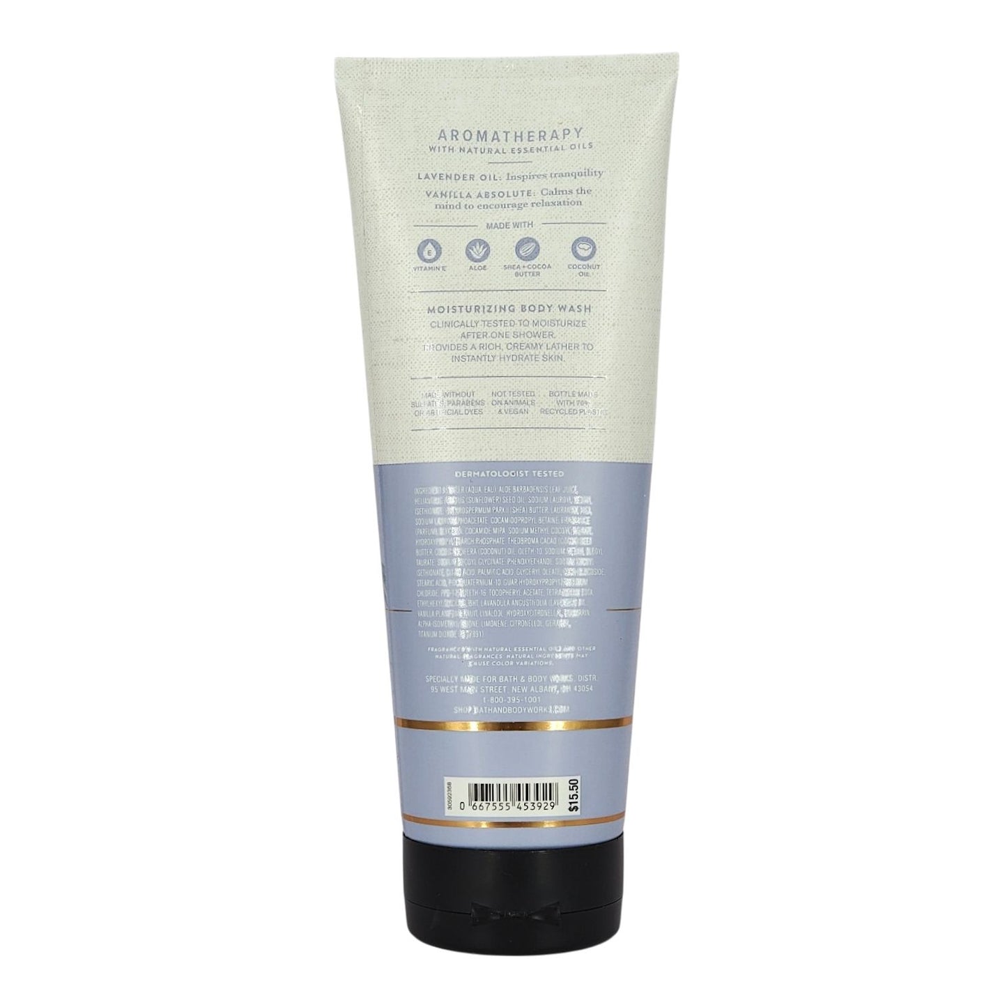 Lavender + Vanilla Body Wash (Aromatherapy)
