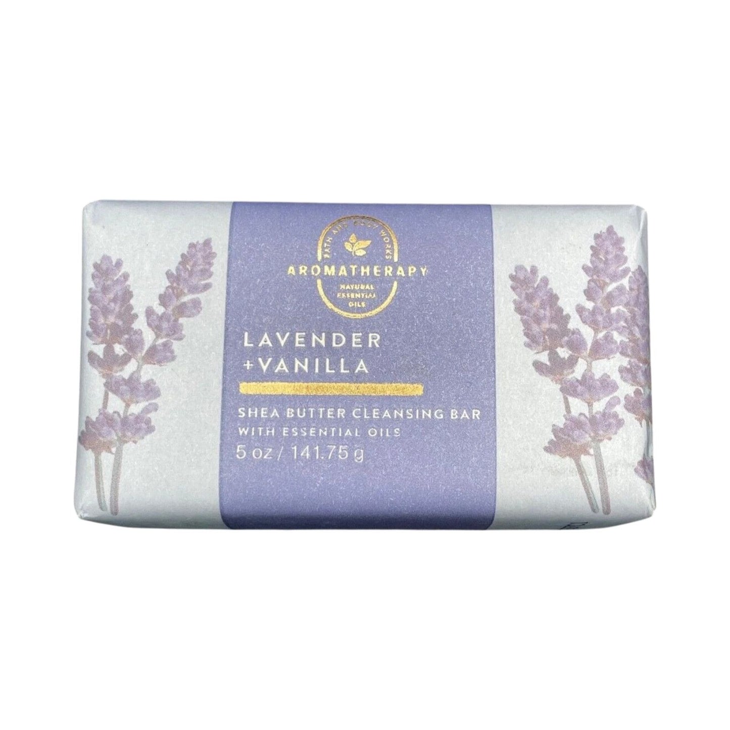 Lavender + Vanilla Shea Butter Cleansing Bar Soap