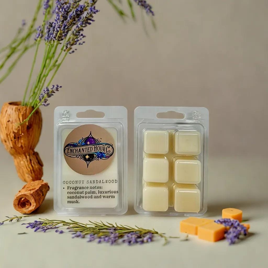 Coconut Sandalwood Wax Melts | Bath & Body Works | Creamy Coconut, Soft Woods, Warm Musk Scent | Enchanted Hour Co