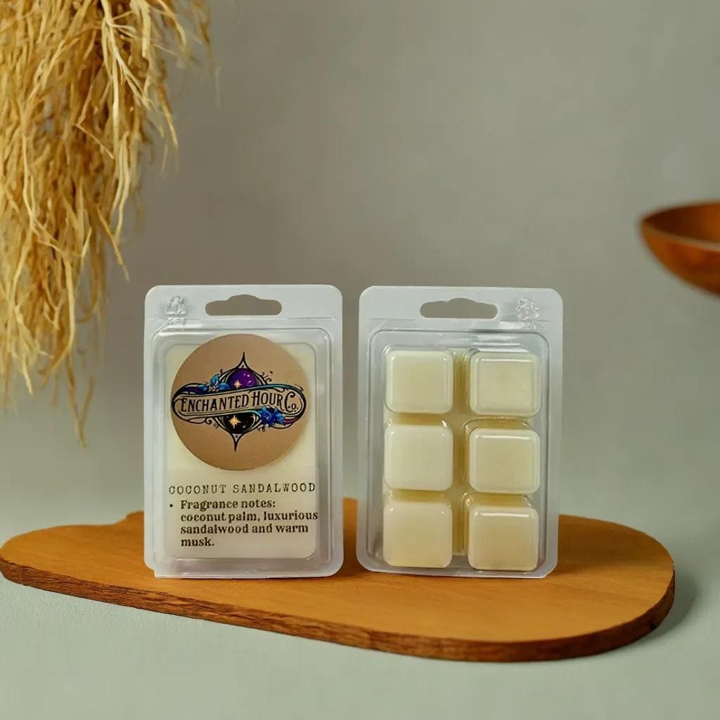 Coconut Sandalwood Wax Melts | Bath & Body Works | Creamy Coconut, Soft Woods, Warm Musk Scent | Enchanted Hour Co