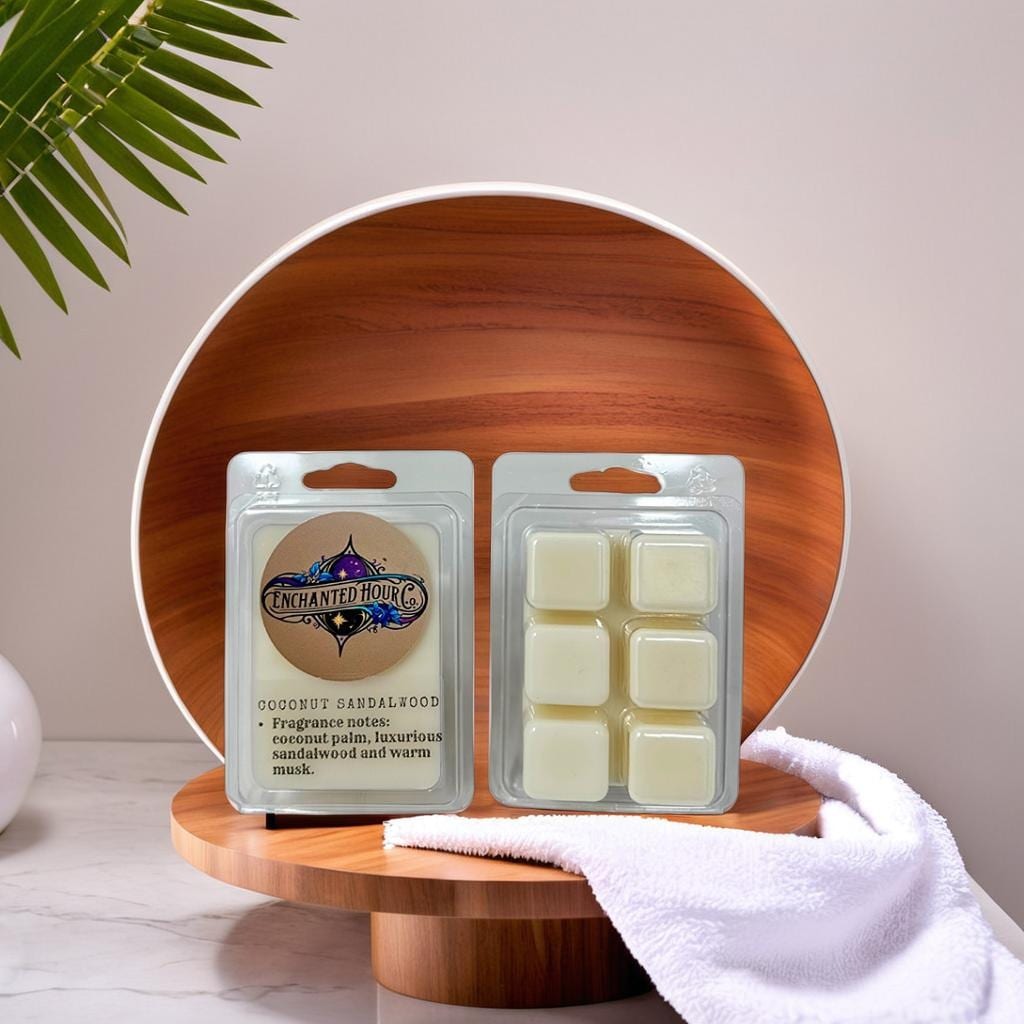 Coconut Sandalwood Wax Melts | Bath & Body Works | Creamy Coconut, Soft Woods, Warm Musk Scent | Enchanted Hour Co