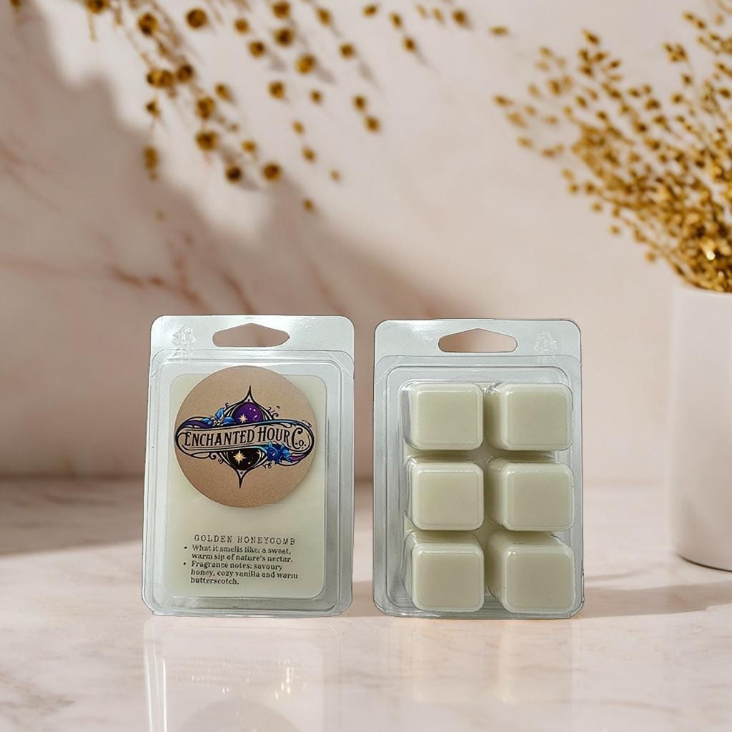 Golden Honeycomb Wax Melts | Warm Honey, Cozy Vanilla, Butterscotch | Bath and Body Works | Enchanted Hour Co