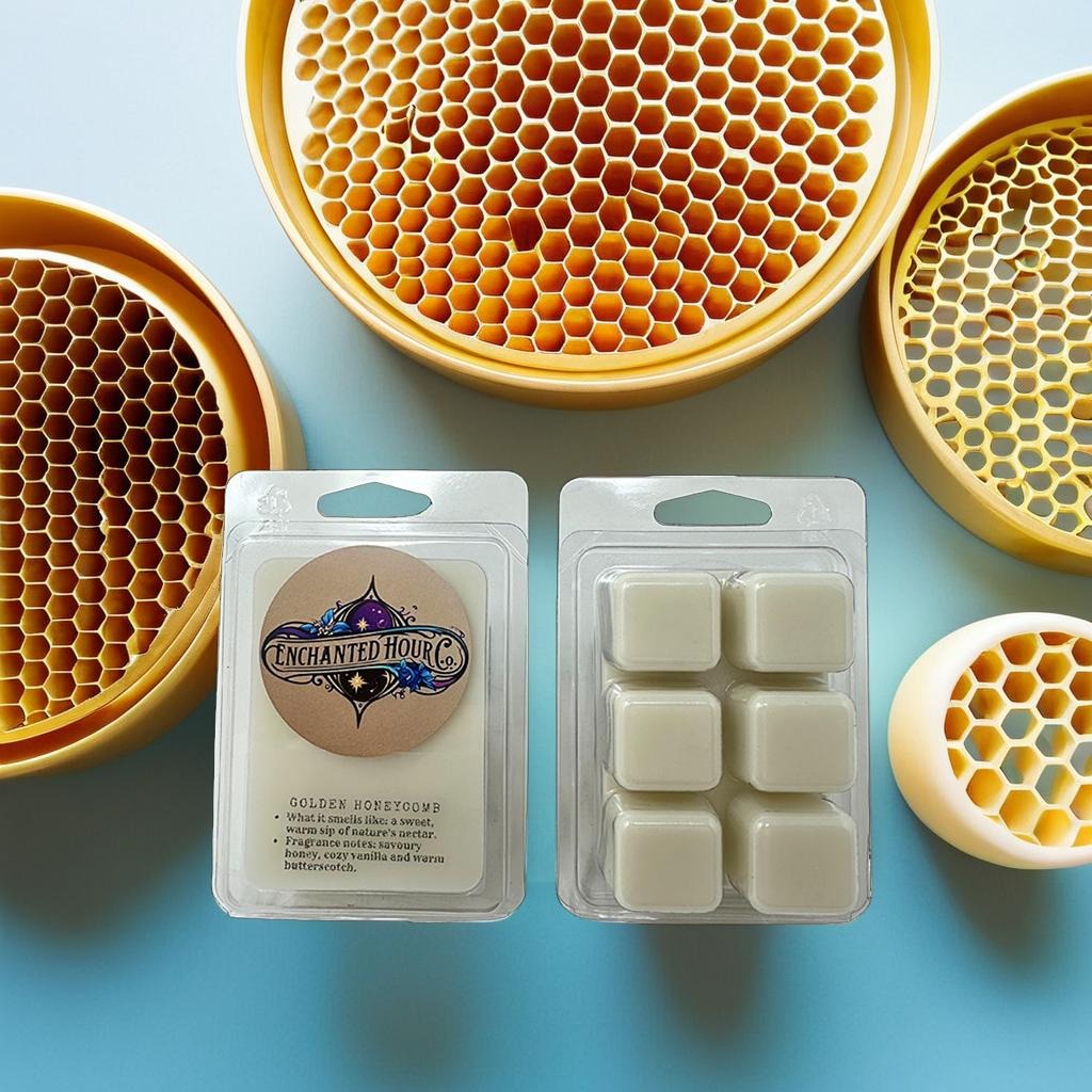 Golden Honeycomb Wax Melts | Warm Honey, Cozy Vanilla, Butterscotch | Bath and Body Works | Enchanted Hour Co