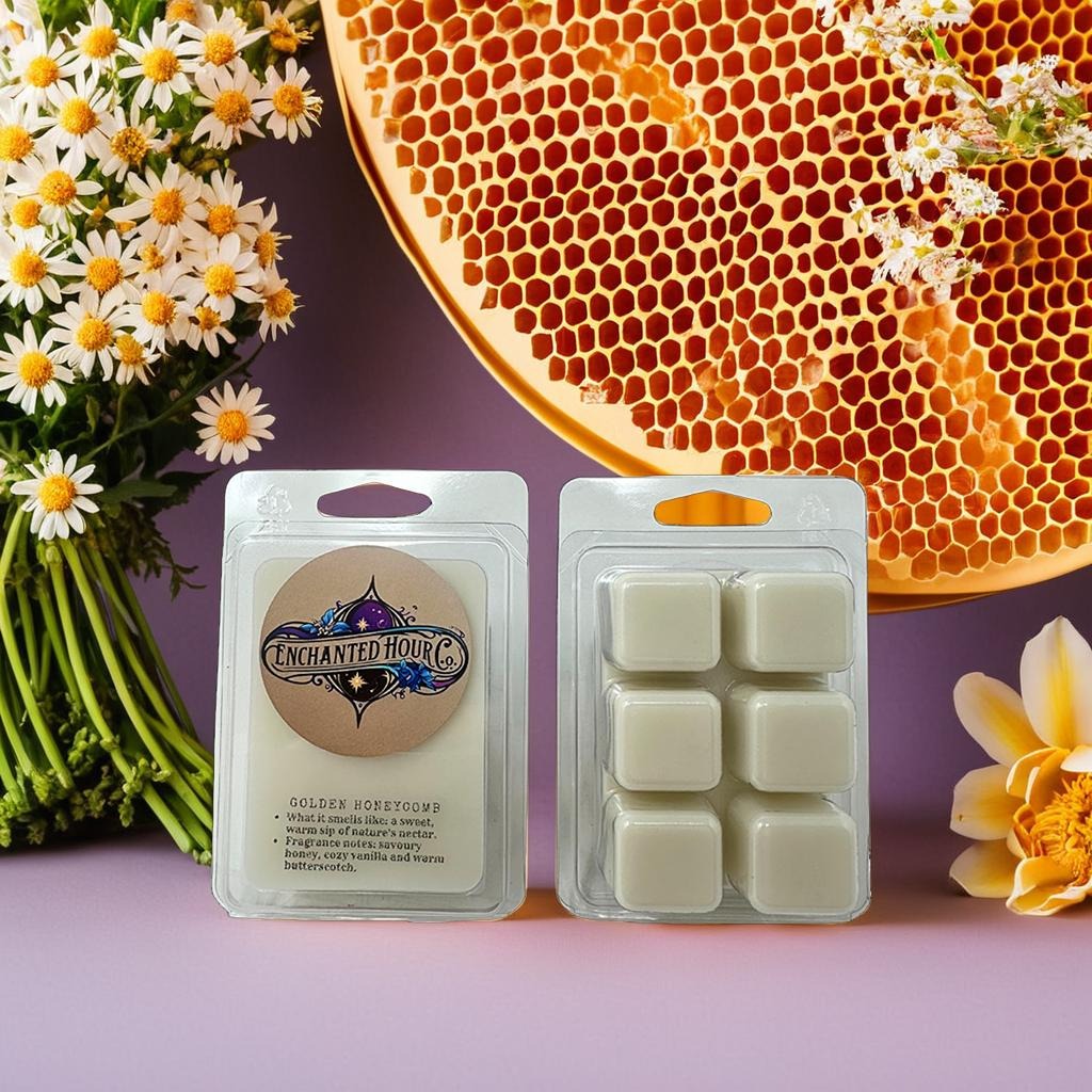 Golden Honeycomb Wax Melts | Warm Honey, Cozy Vanilla, Butterscotch | Bath and Body Works | Enchanted Hour Co