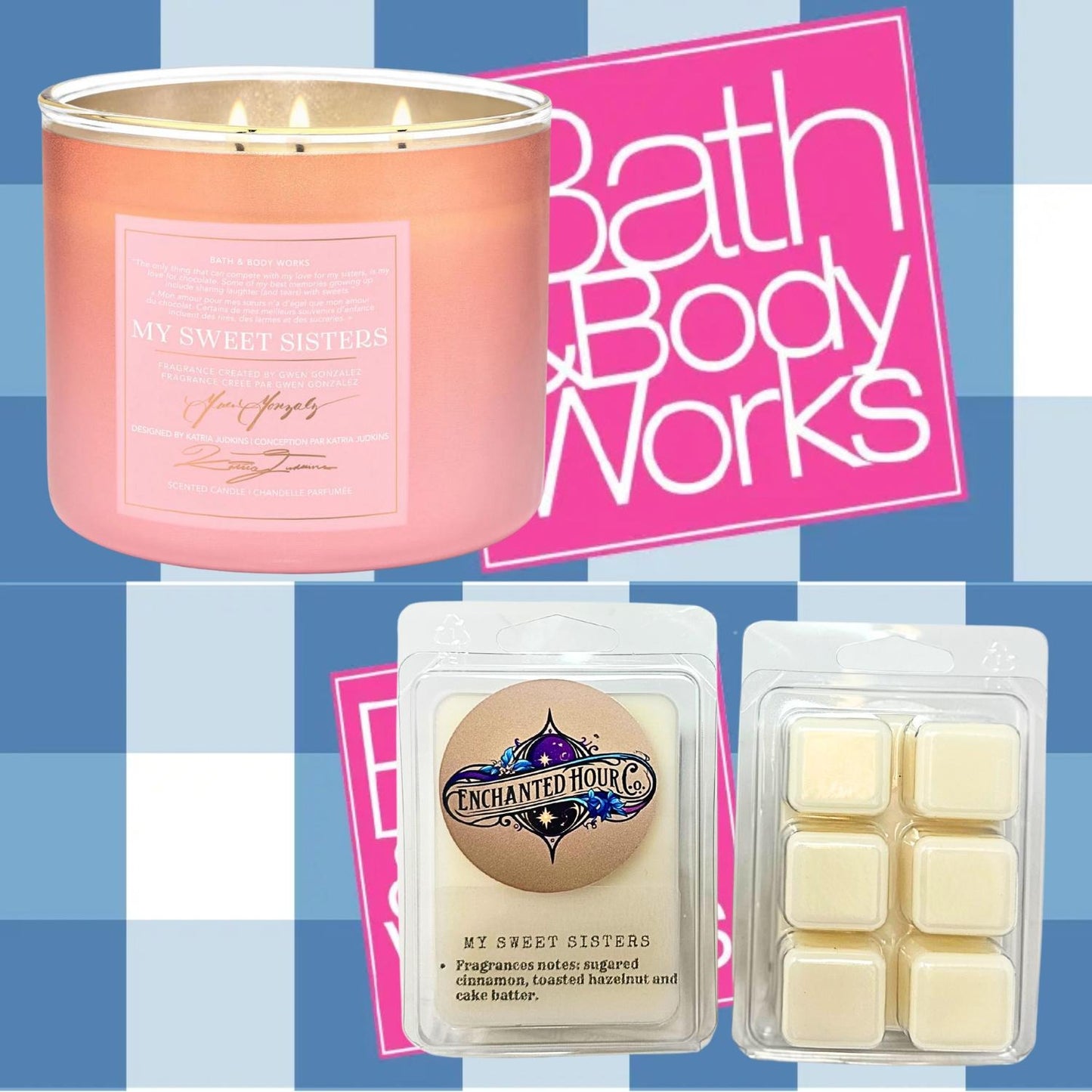 My Sweet Sisters Wax Melts | Bath & Body Works | Warm, Floral, Nostalgic Scent | Enchanted Hour Co