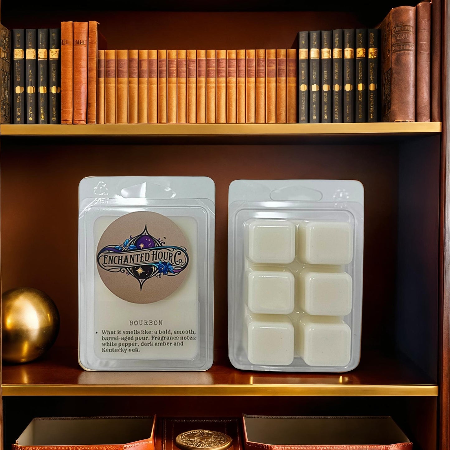 Bourbon Wax Melts | Warm Oak, Aged Bourbon, Smooth Vanilla | Bath and Body Works | Enchanted Hour Co