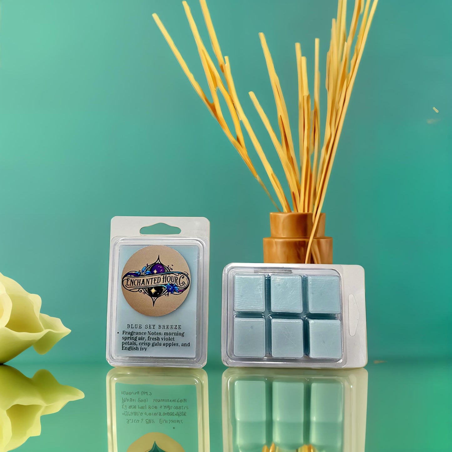 Blue Sky Breeze Wax Melts | Bath and Body Works Wax Melts | Fresh Linen & Sky Air Scent | Enchanted Hour Co.