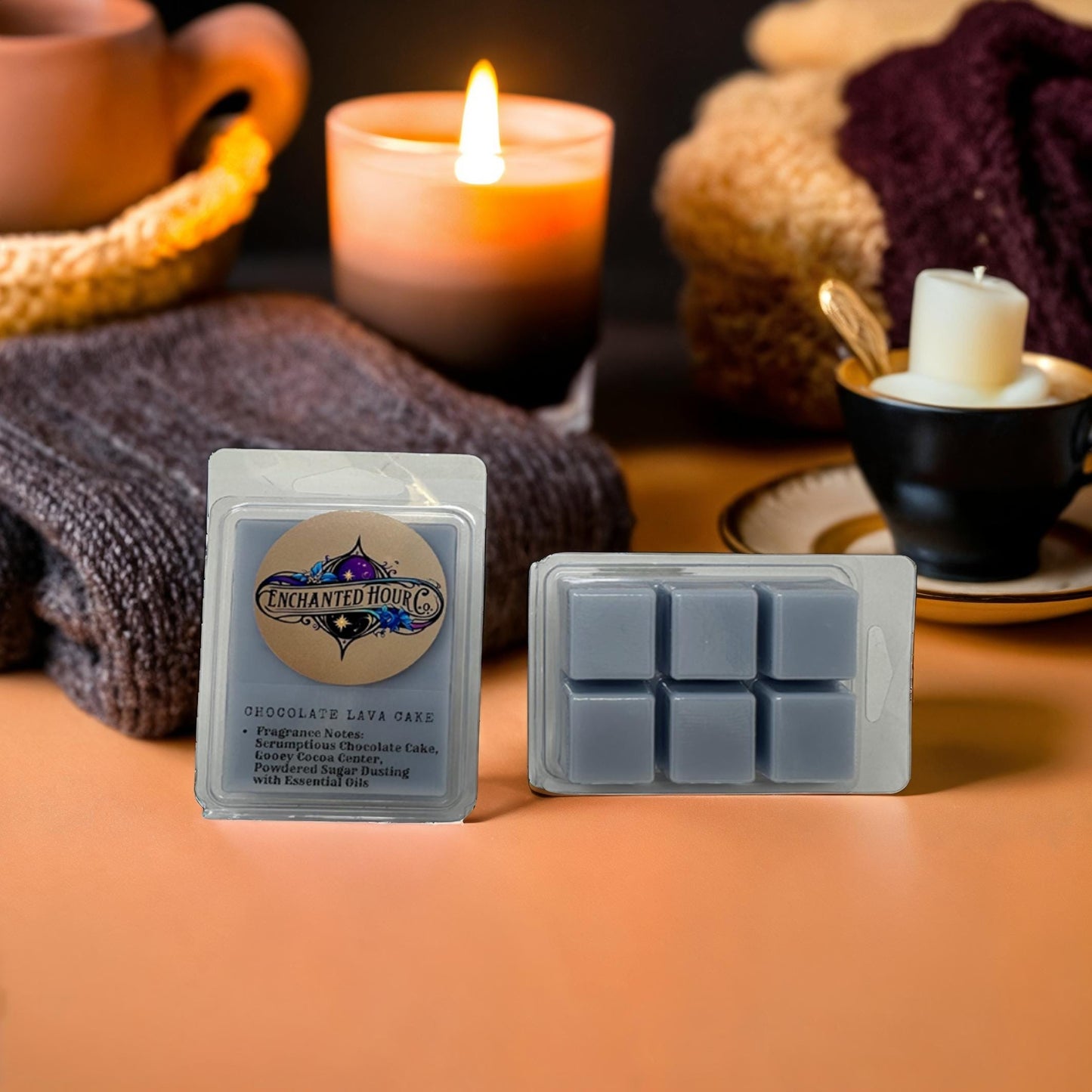 Chocolate Lava Cake Wax Melts | Bath and Body Works Wax Melts | Rich Chocolate & Gooey Fudge Scent | Enchanted Hour Co.