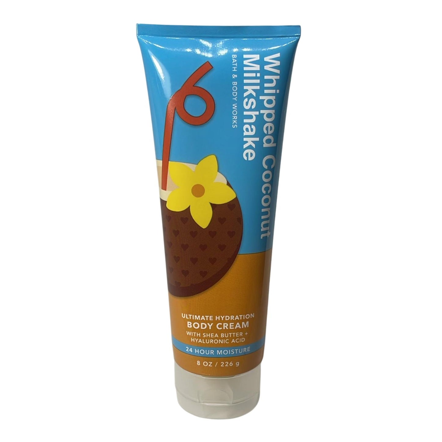 Bath and Body Works Whipped Coconut Milkshake Ultimate Hydration Body Cream (8 oz / 226 g)
