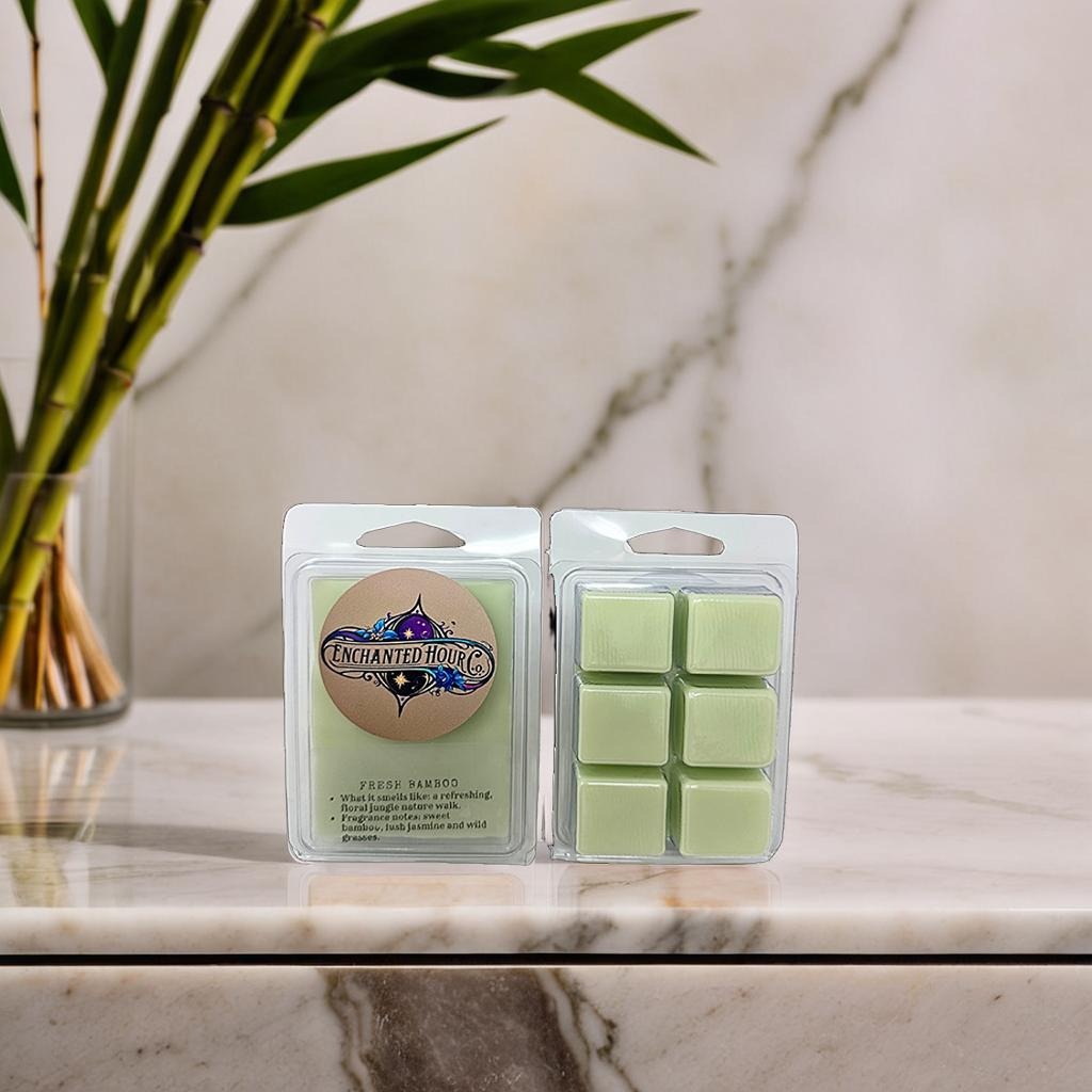 Fresh Bamboo Wax Melts | Bath & Body Works | Clean, Green, Calming Scent | Enchanted Hour Co