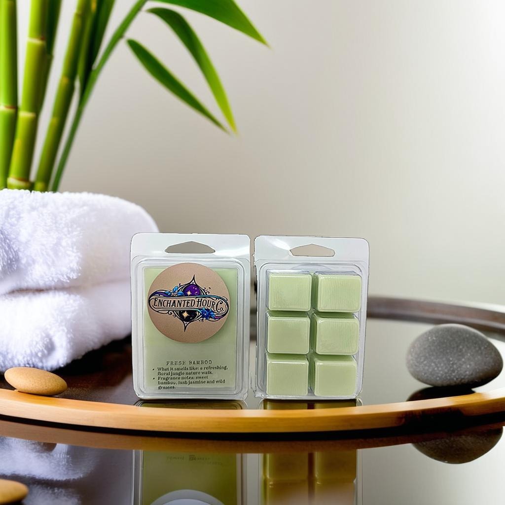 Fresh Bamboo Wax Melts | Bath & Body Works | Clean, Green, Calming Scent | Enchanted Hour Co