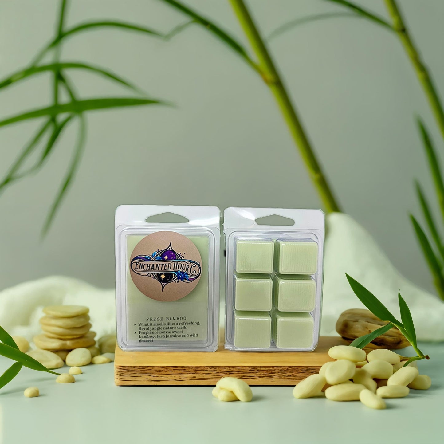 Fresh Bamboo Wax Melts | Bath & Body Works | Clean, Green, Calming Scent | Enchanted Hour Co