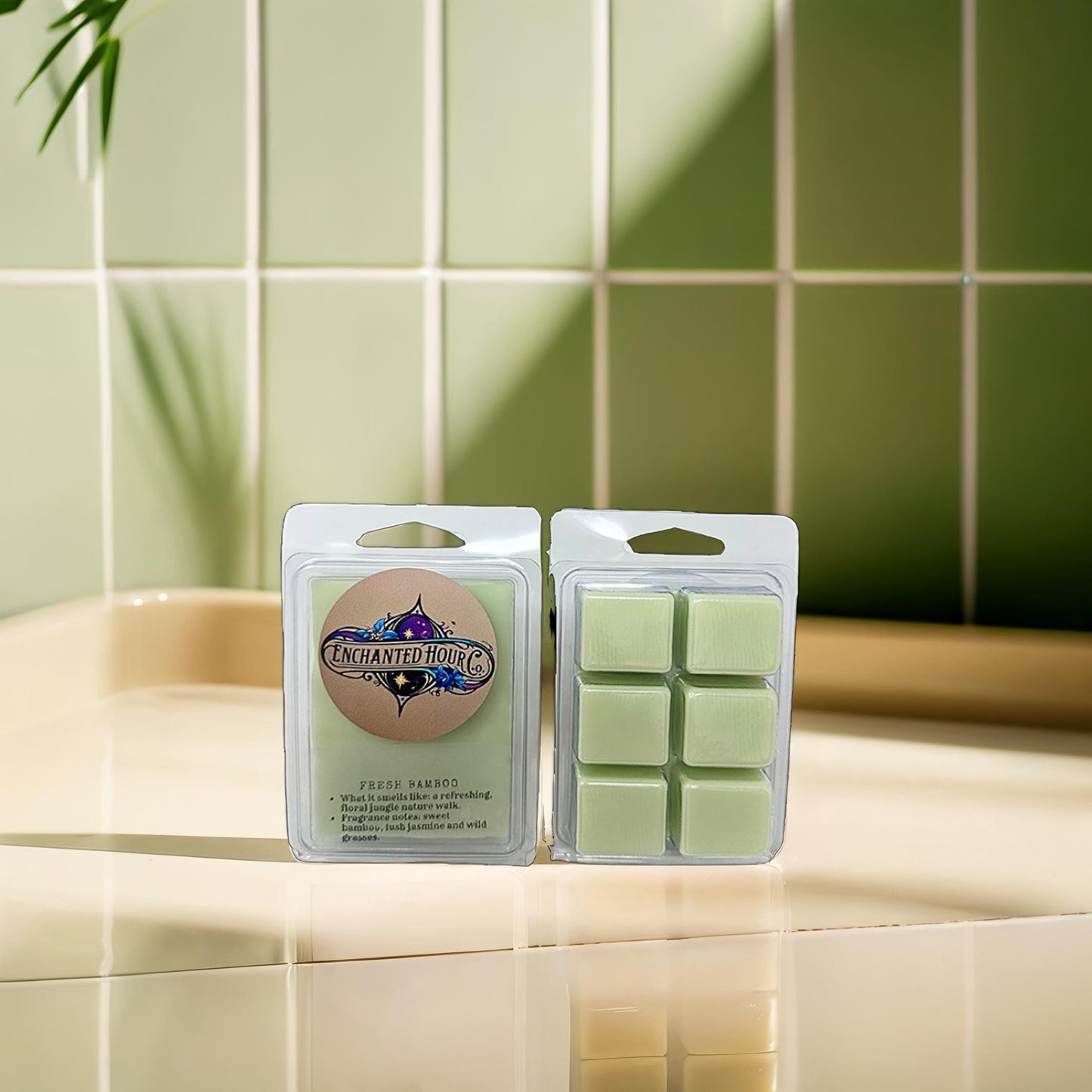 Fresh Bamboo Wax Melts | Bath & Body Works | Clean, Green, Calming Scent | Enchanted Hour Co