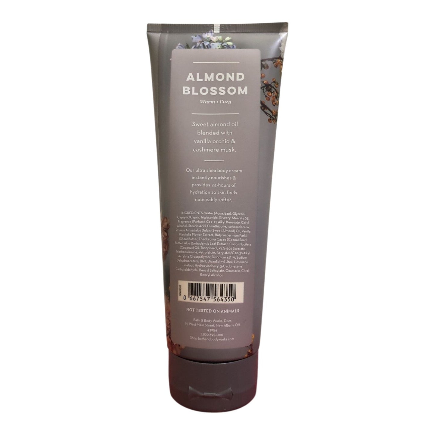 Bath and Body Works Almond Blossom Ultra Shea Body Cream (8 oz / 226 g)