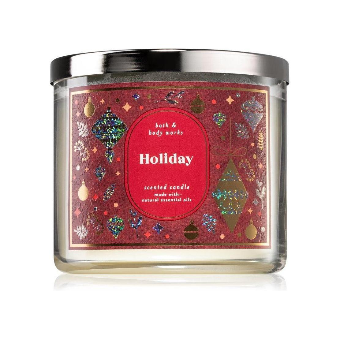 Bath & Body Works 3-Wick Holiday Scented Candle