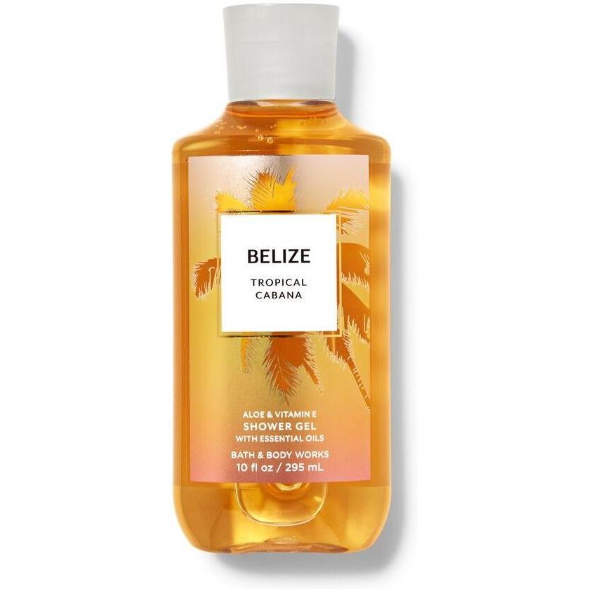 Bath & Body Works-Bath and Body Works Belize Tropical Cabana Shower Gel (10 fl oz / 295 mL)-