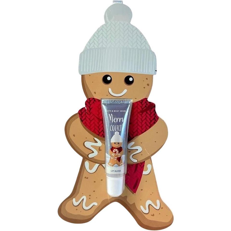 Bath & Body Works-Bath and Body Works Christmas Merry Cookie Lip Gloss 0.47 fl oz / 14 ml-