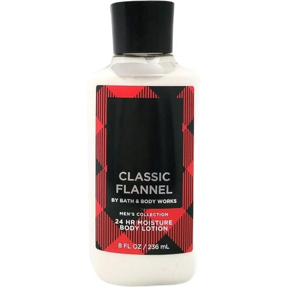Bath & Body Works-Bath and Body Works Classic Flannel Body Lotion (Men's Collection) 8 FL OZ / 236 mL-
