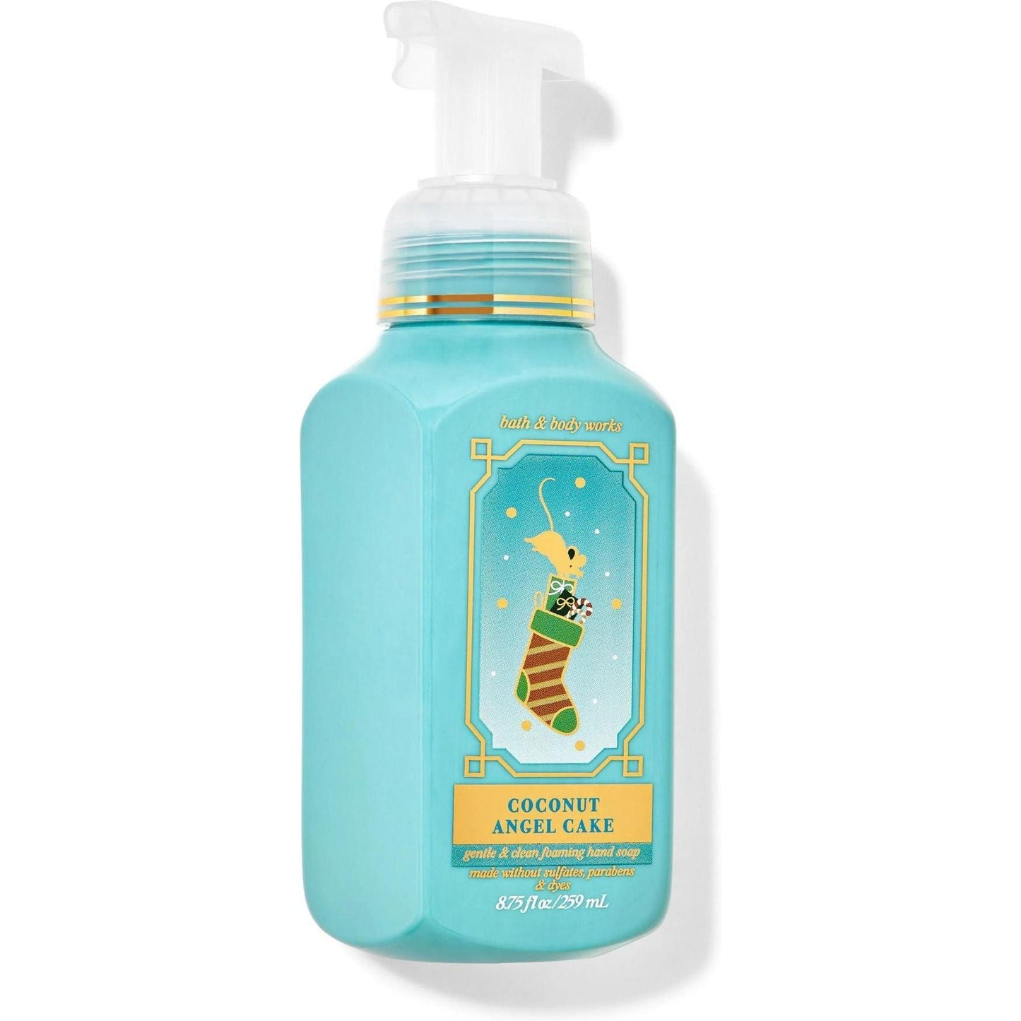 Bath & Body Works-Bath and Body Works Coconut Angel Cake Gentle & Clean Foaming Hand Soap (8.75 fl oz / 259 ml)-
