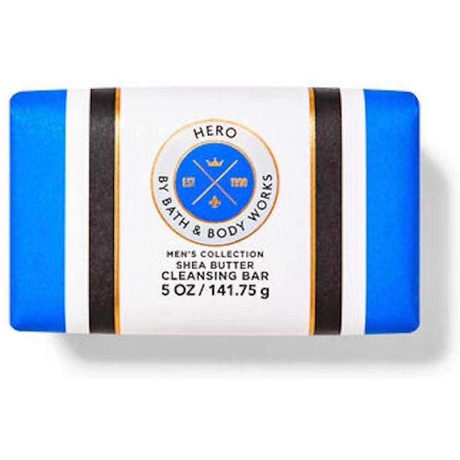 Bath & Body Works-Bath and Body Works Hero Shea Butter Cleansing Bar (5 OZ / 141.75 G)-