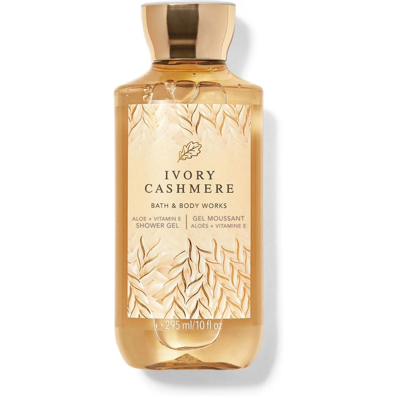 Bath & Body Works-Bath and Body Works IVORY CASHMERE Shower Gel (10 FL OZ / 295 mL)-