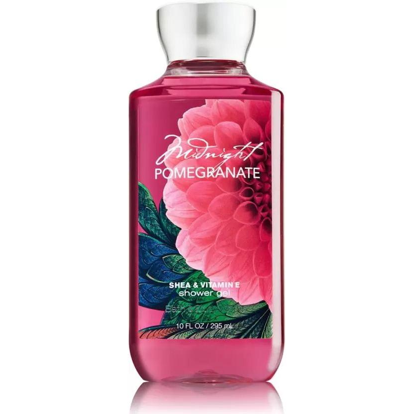 Bath & Body Works-Bath and Body Works Midnight Pomegranate Shower Gel (10 FL OZ / 295 mL)-