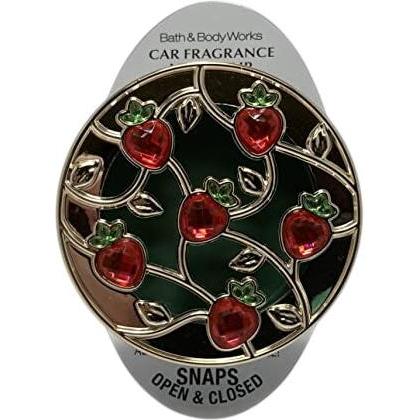 Bath & Body Works-Bath and Body Works Strawberry Car Air Freshener Holder Without Refill Hanging-