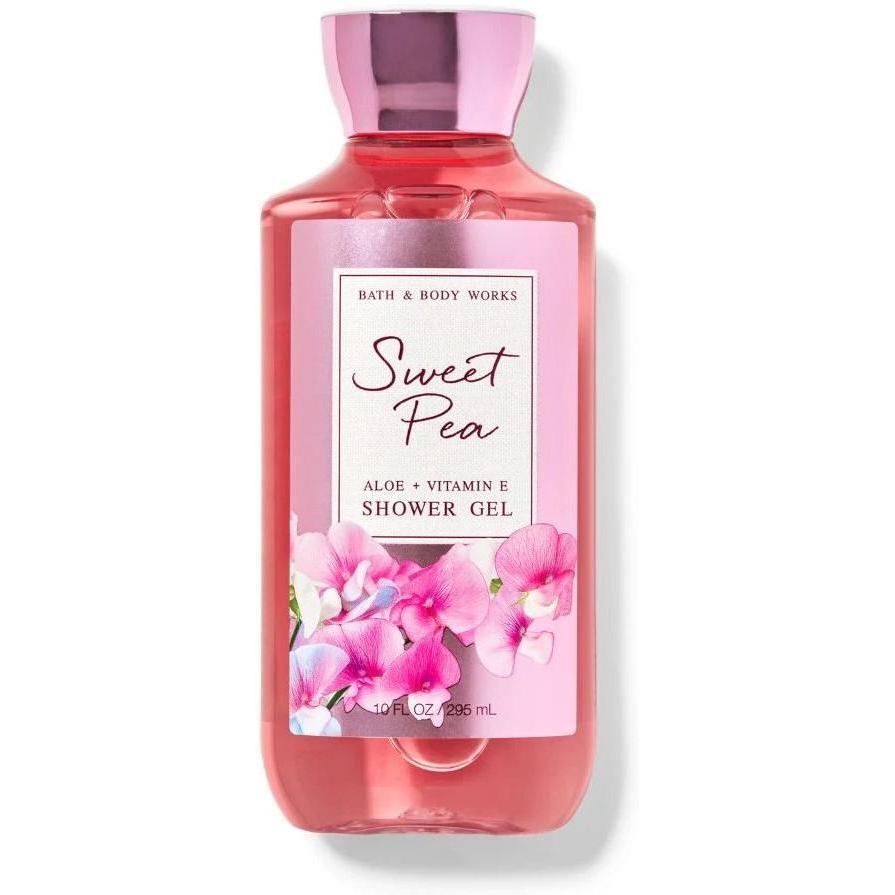 Bath & Body Works-Bath and Body Works SWEET PEA Shower Gel (10 FL OZ / 295 mL)-