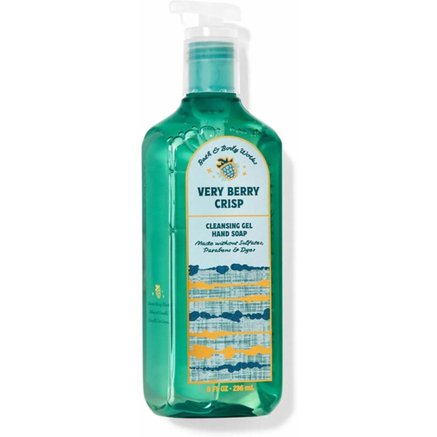 Bath & Body Works-Bath and Body Works Very Berry Cleansing Gel Hand Soap (8 FL OZ / 236 mL)-