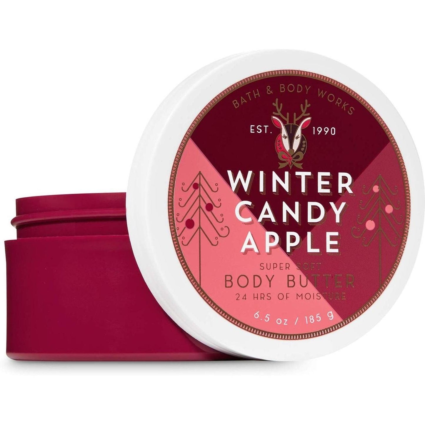 Bath & Body Works-Bath and Body Works Winter Candy Apple Super Soft Body Butter (6.5 oz / 185 g)-