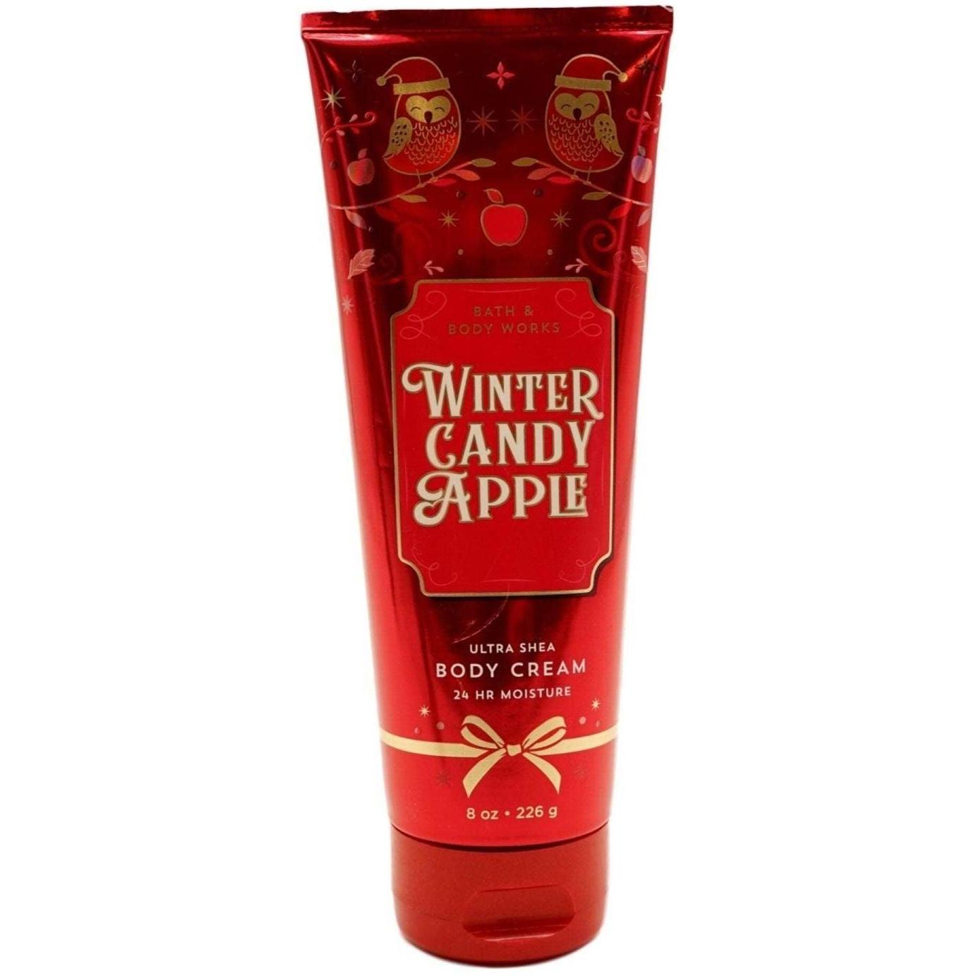 Bath & Body Works-Bath and Body Works Winter Candy Apple Ultra Shea Body Cream (8 oz / 226 g)-
