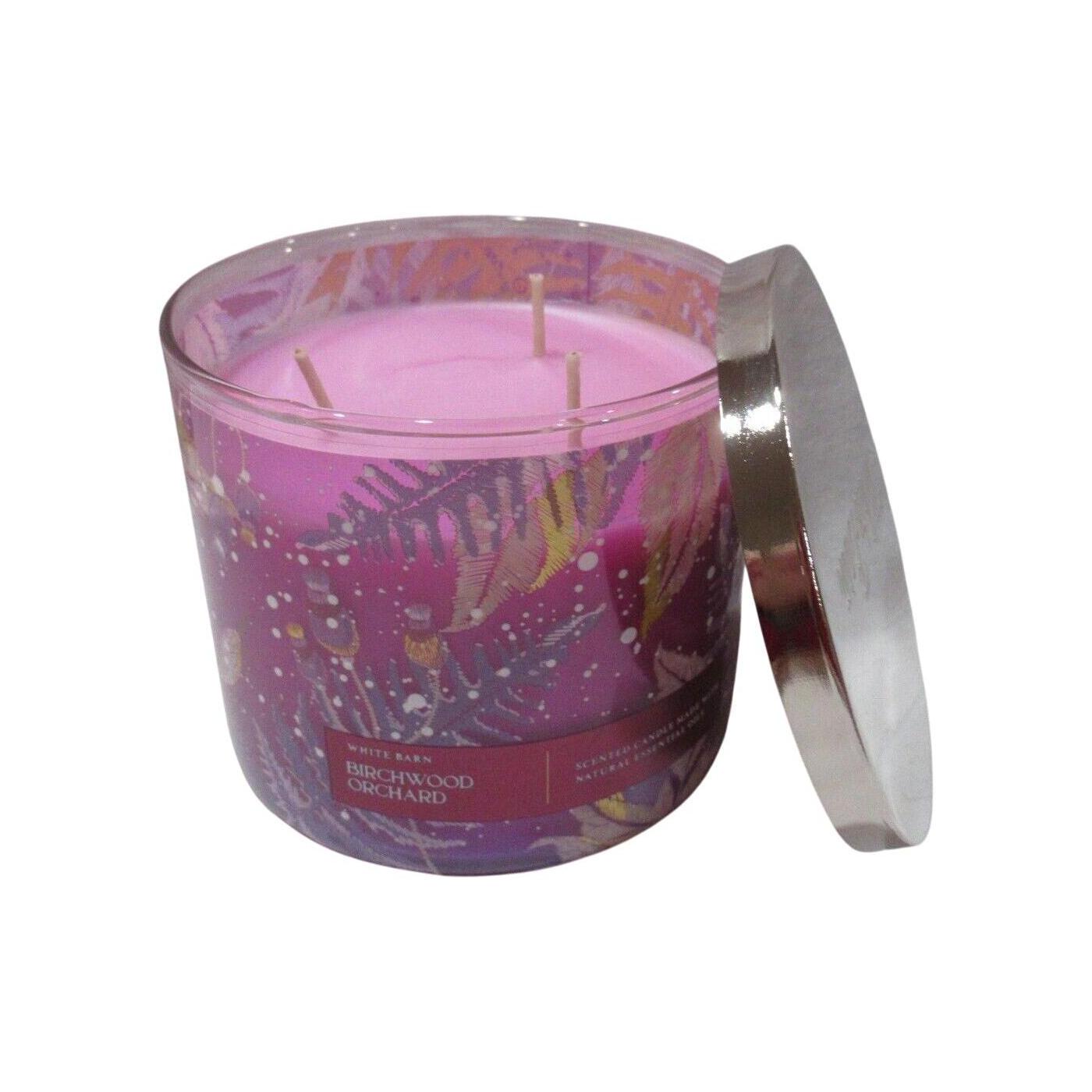 Bath & Body Works Birchwood Orchard Scented 3-Wick Candle
