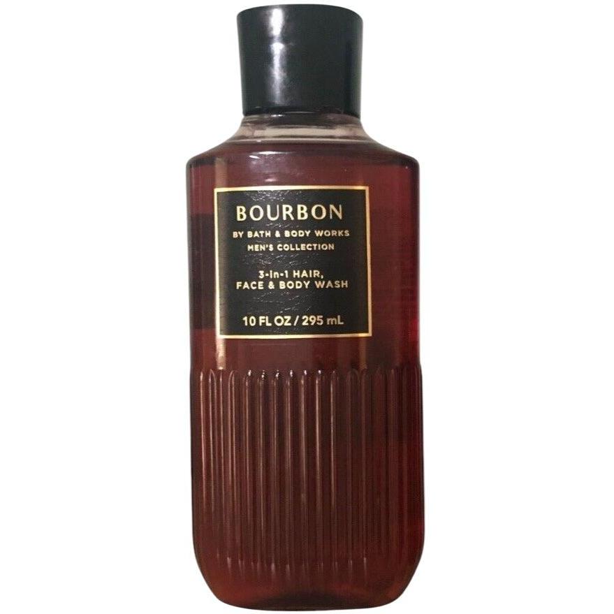 Bath & Body Works Bourbon 3 In 1 Hair Face & Body Wash (Men's Collection)