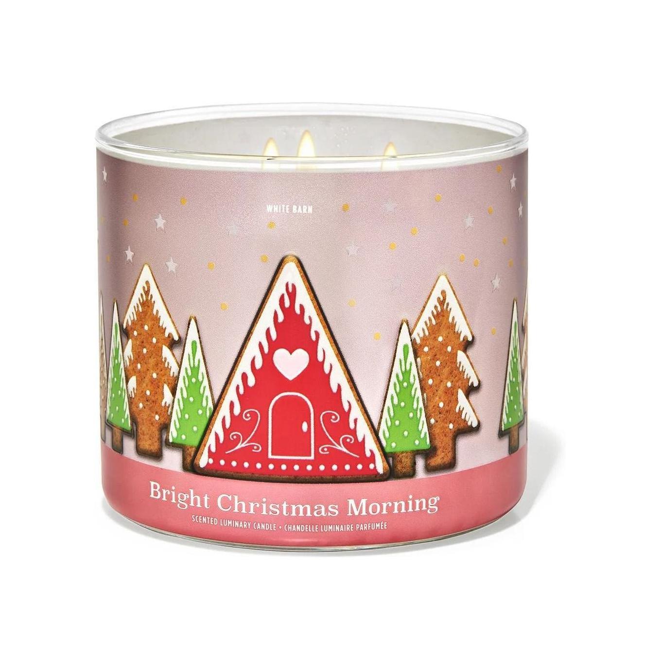 Bath & Body Works Bright Christmas Morning Scented 3-Wick Candle
