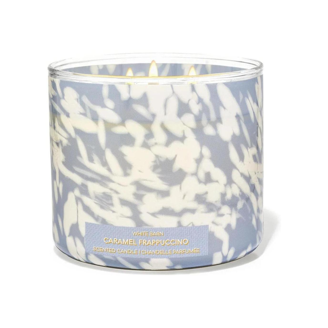 Bath & Body Works Caramel Frappuccino 3-Wick Candle (White Barn)