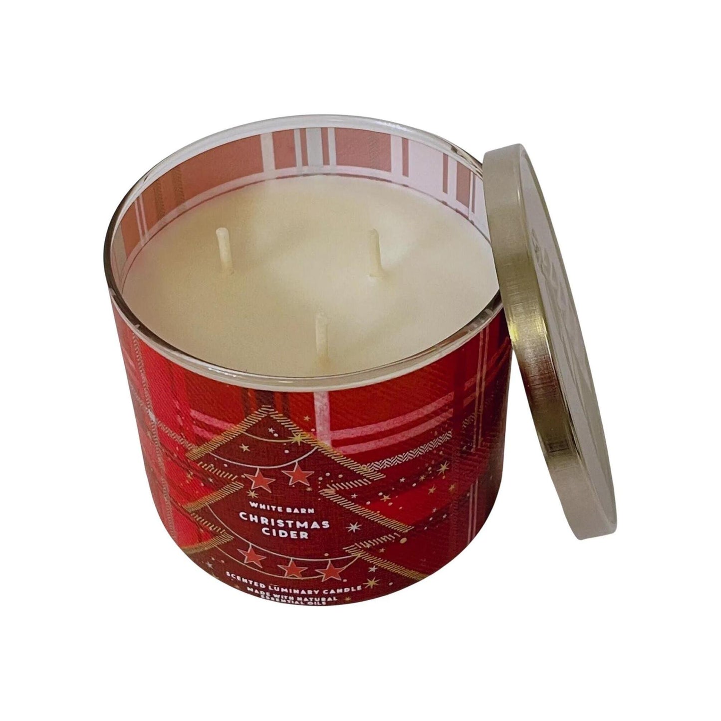 Bath & Body Works Christmas Cider Scented 3-Wick Candle