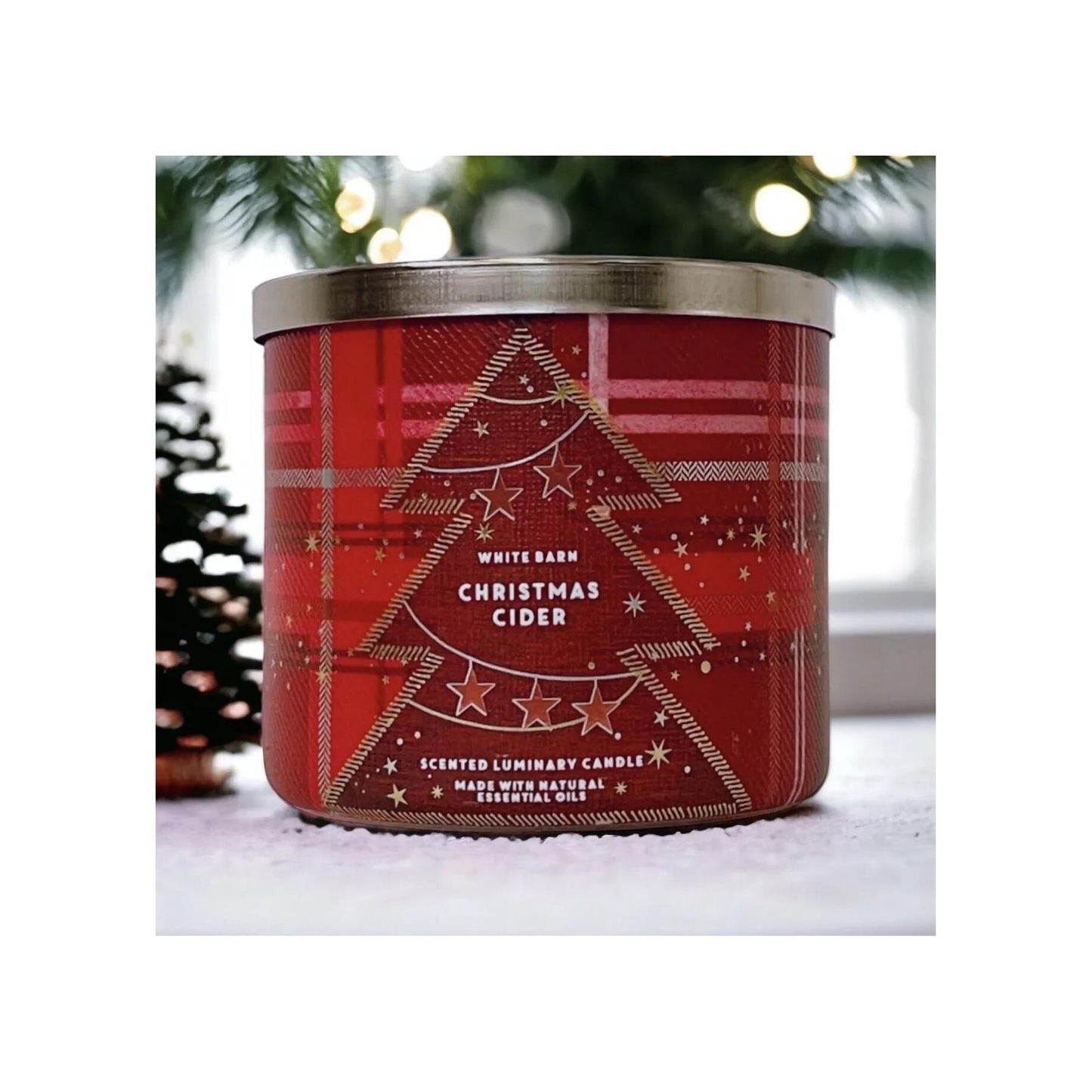 Bath & Body Works Christmas Cider Scented 3-Wick Candle