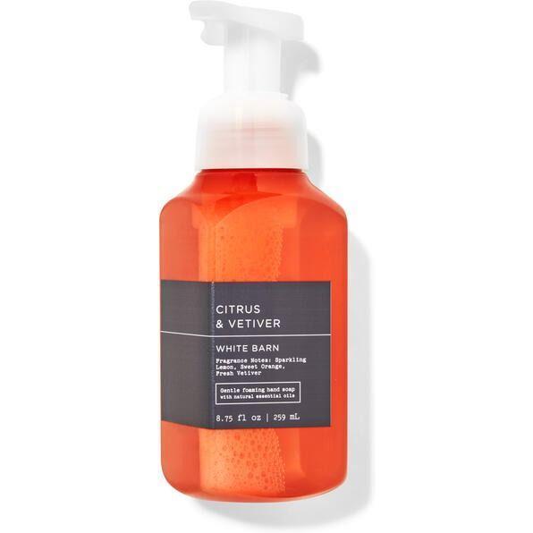 Bath & Body Works Citrus & Vetiver Gentle Foaming Hand Soap (White Barn)