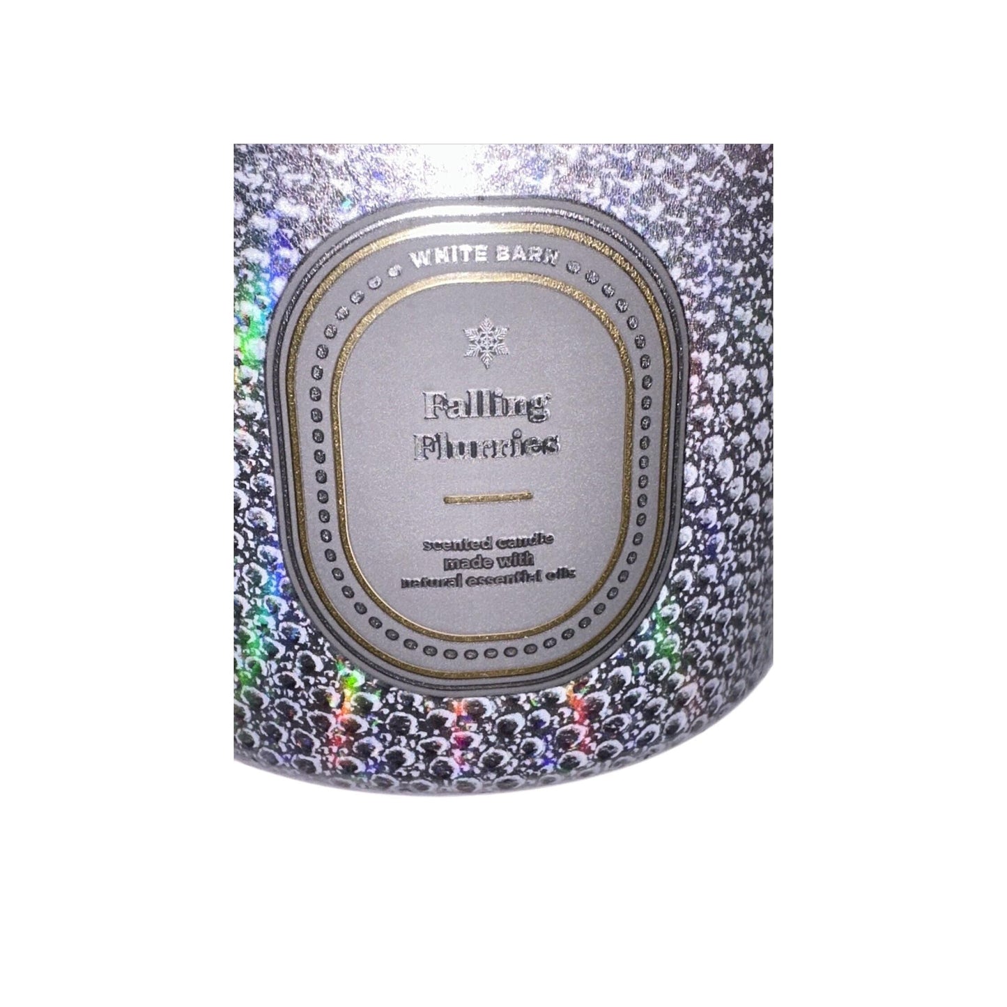 Bath & Body Works Falling Flurries White Barn Scented Candle (White Barn)