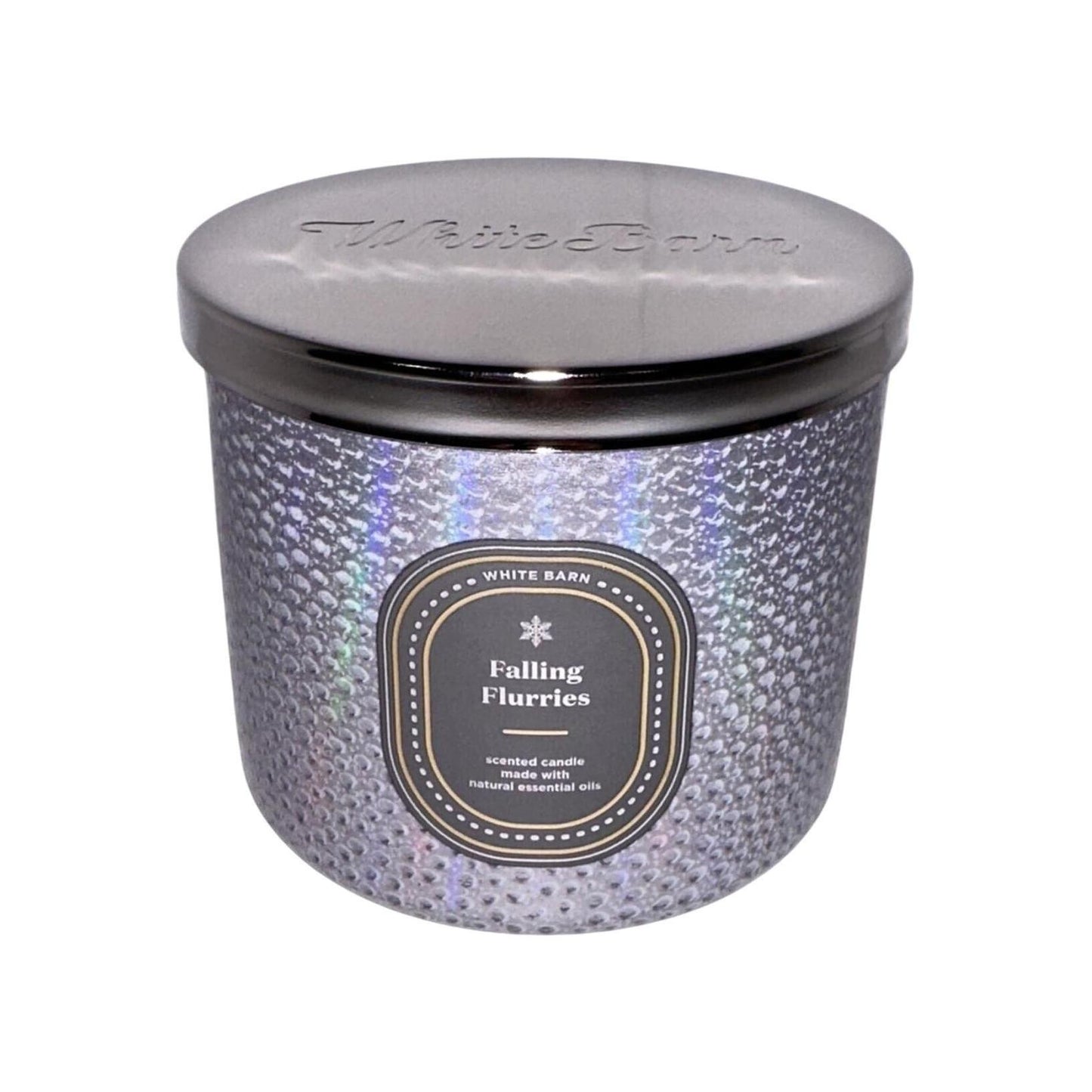 Bath & Body Works Falling Flurries White Barn Scented Candle (White Barn)
