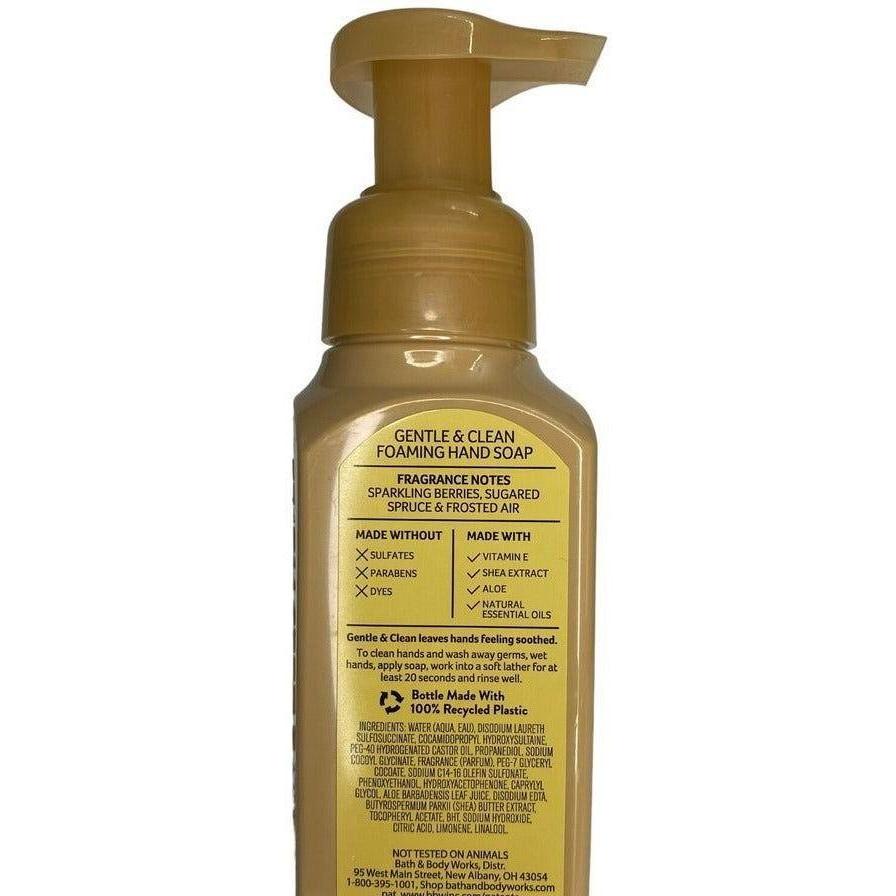 Bath & Body Works Golden Berry Mistletoe Gental & Clean Foaming Hand Soap Without Sulfates, Parabens & Dyes 8.75 Fl Oz / 259 Ml