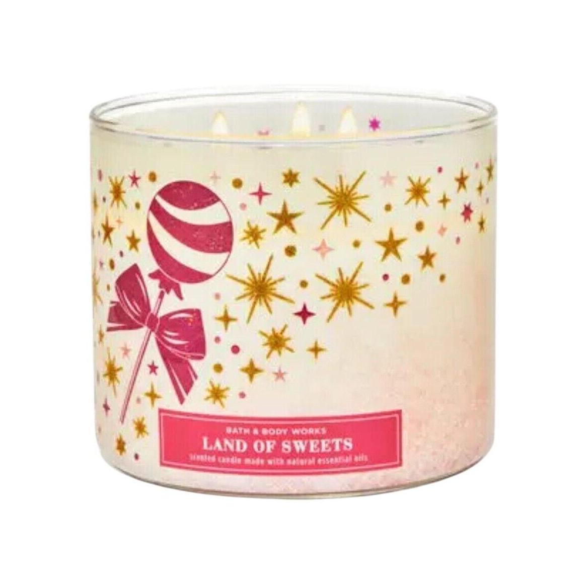 Bath & Body Works Land Of Sweets Scented 3-Wick Candle
