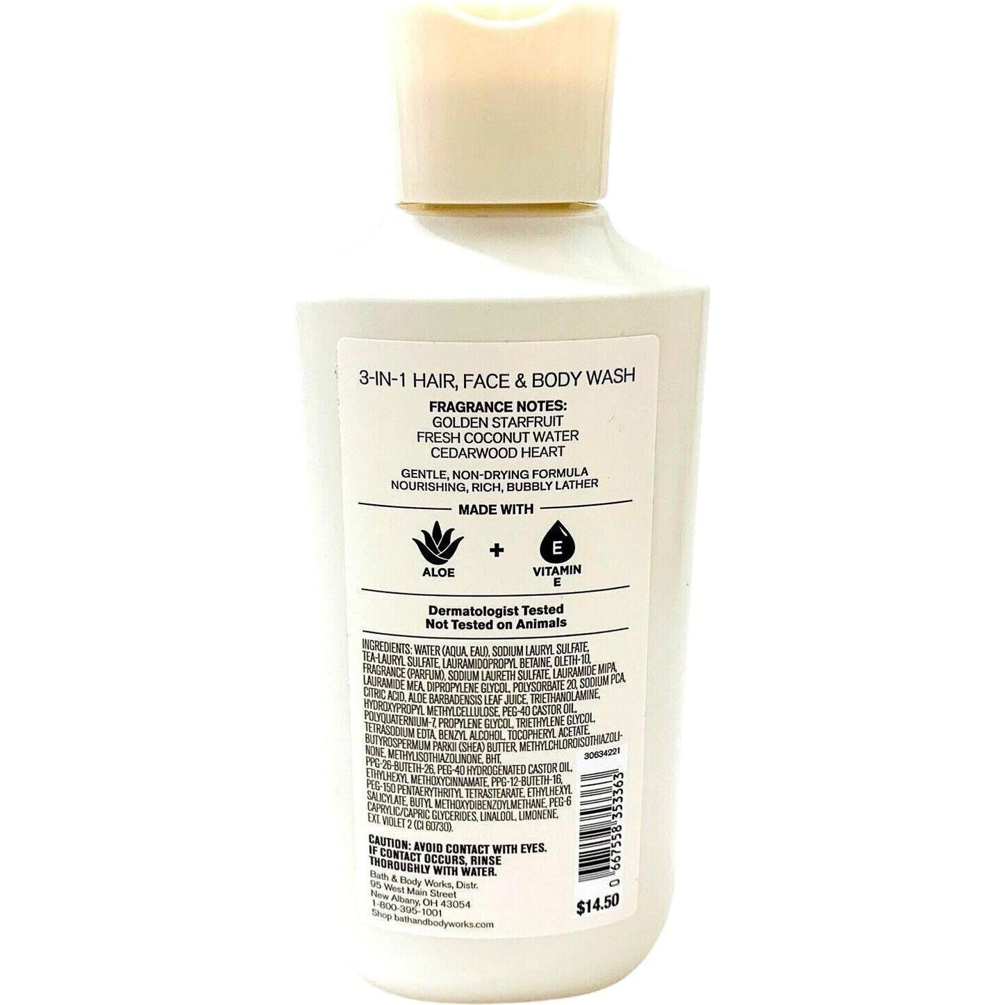 Bath & Body Works Love Always Wins 3-In-1 Body Hair Face & Body Wash