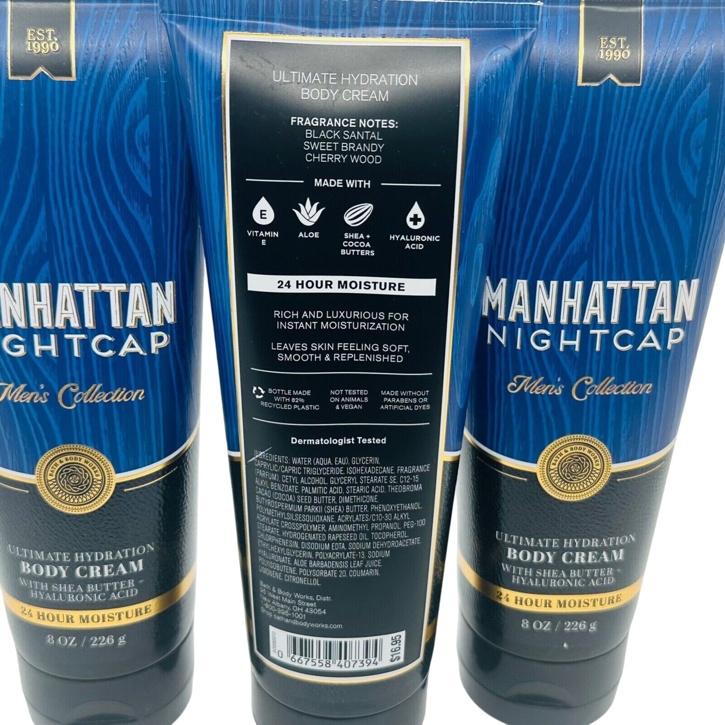 Bath & Body Works Manhattan Nightcap Ultimate Hydration Body Cream (Men's Collection)