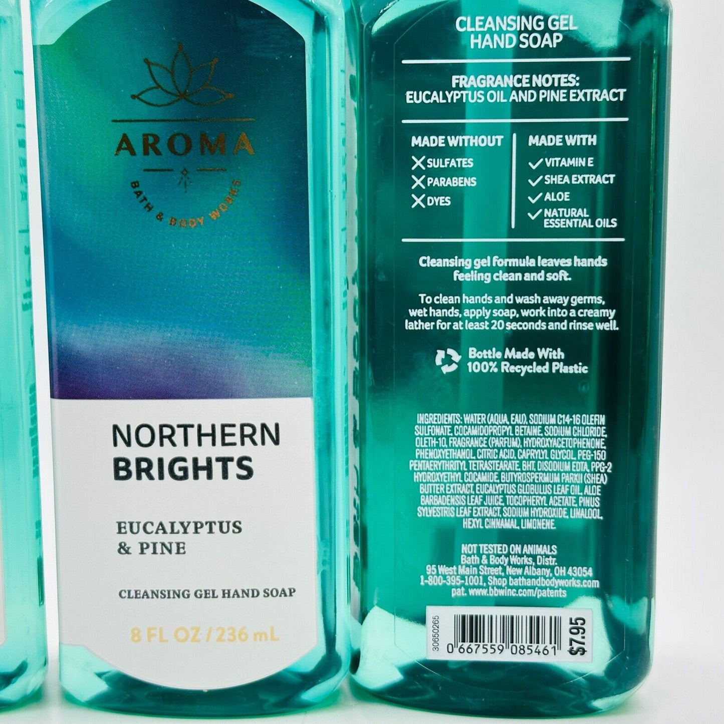 Bath & Body Works Northern Brights Cleansing Gel Hand Soap Wash (Aroma)