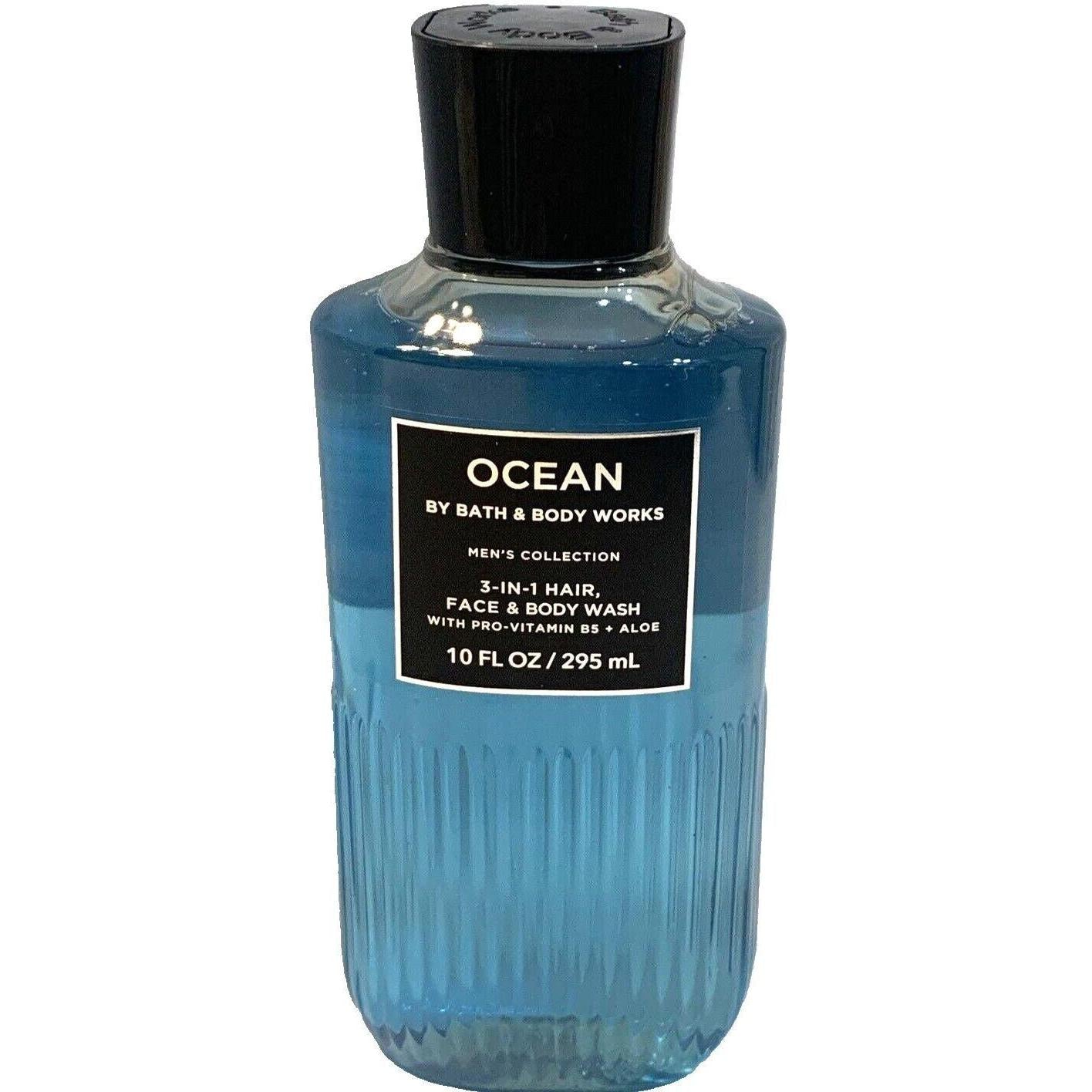 Bath & Body Works Ocean 3-In-1 Hair Face & Body Wash (Men's Collection)